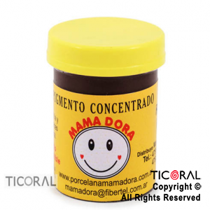 PIGMENTO CONCENTRADO P/PORCELANA FRIA MARRON CHOCOLATE X 15GR X 1